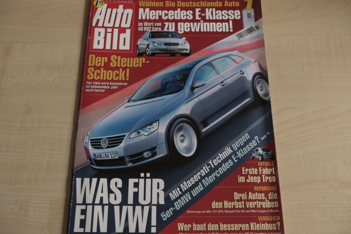 Deckblatt Auto Bild (47/2003)
